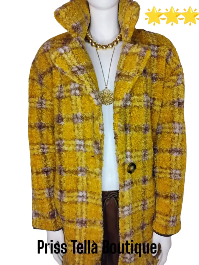 Tweed Mid-Length Peacoat - Image 3