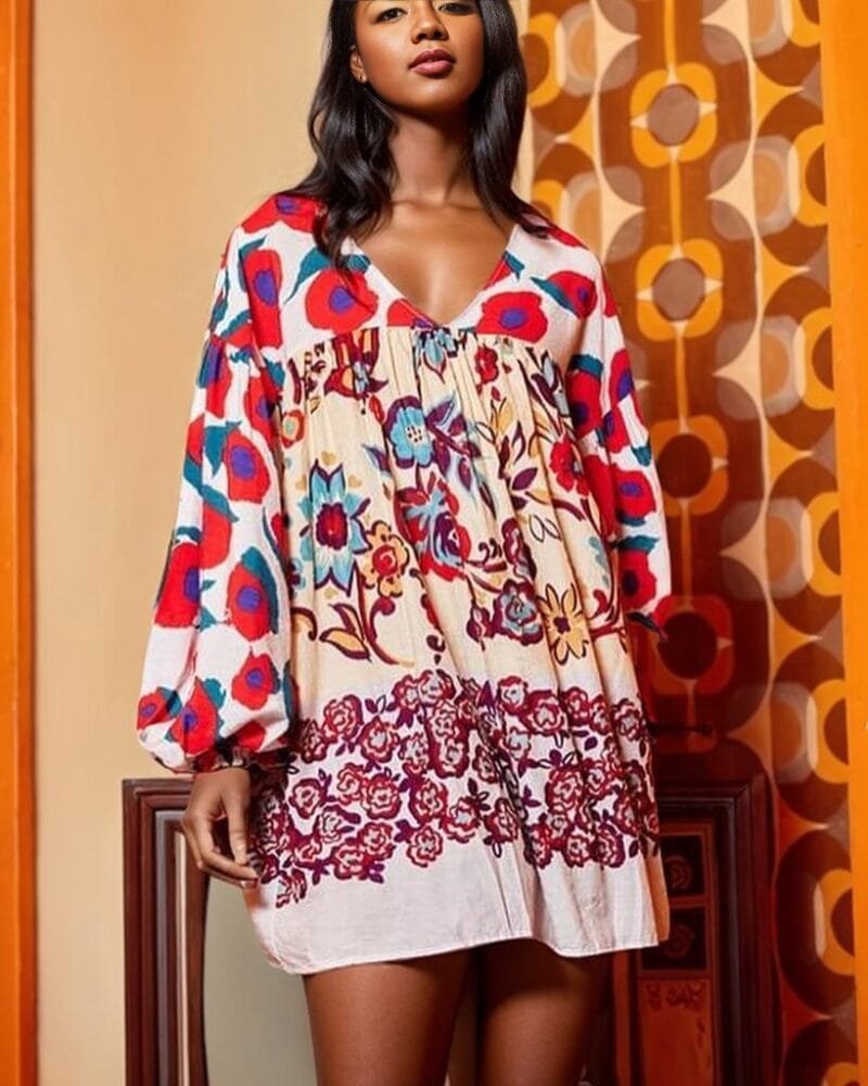 Bucket List Chandelier Sleeve Tunic Dress