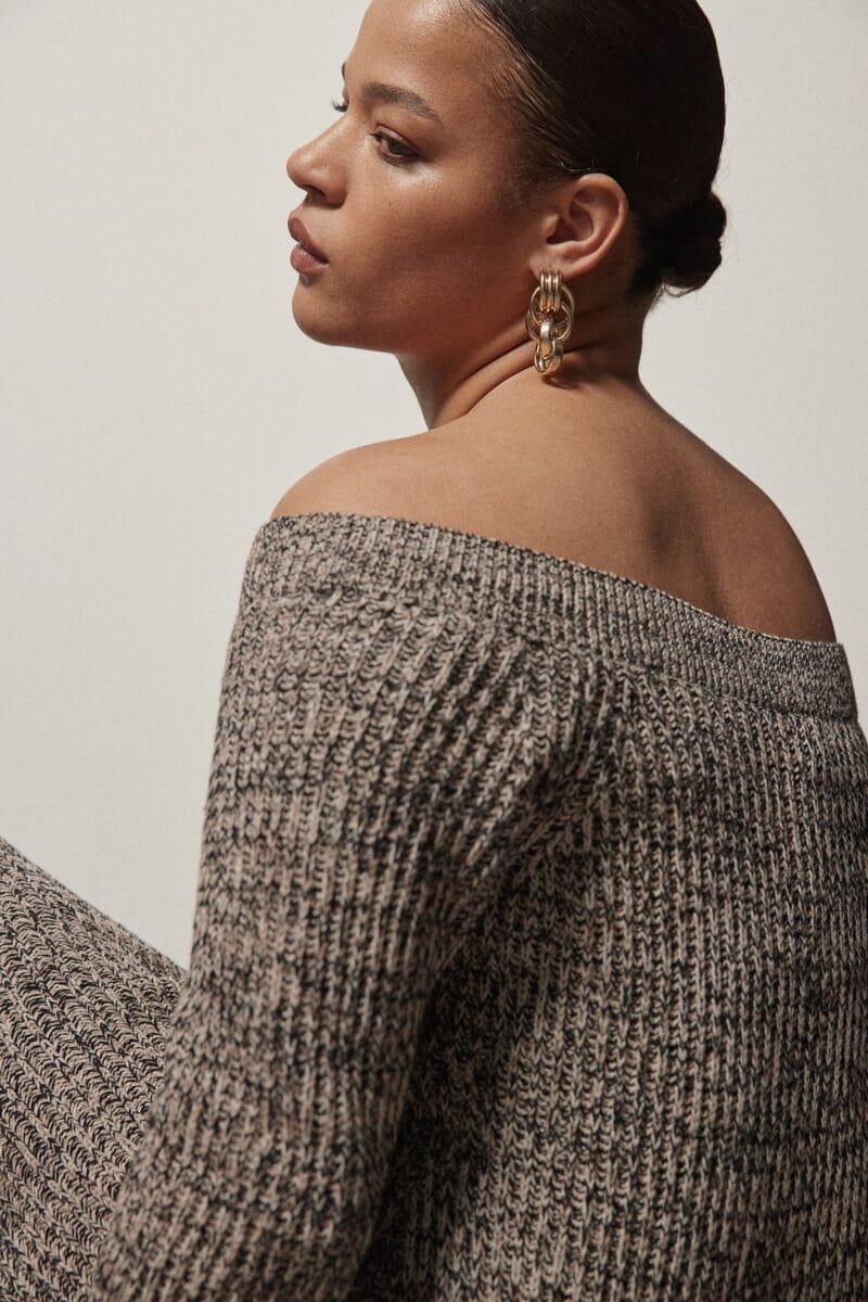 H&M Tweed Maxi Sweater Dress - Image 5