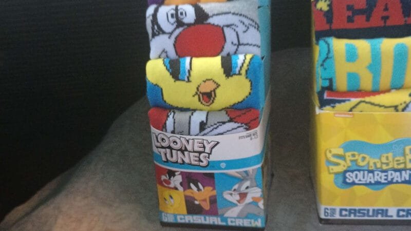 Looney Tunes & SpongeBob Crew Socks – 6-Pack - Image 8