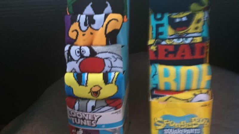 Looney Tunes & SpongeBob Crew Socks – 6-Pack - Image 9