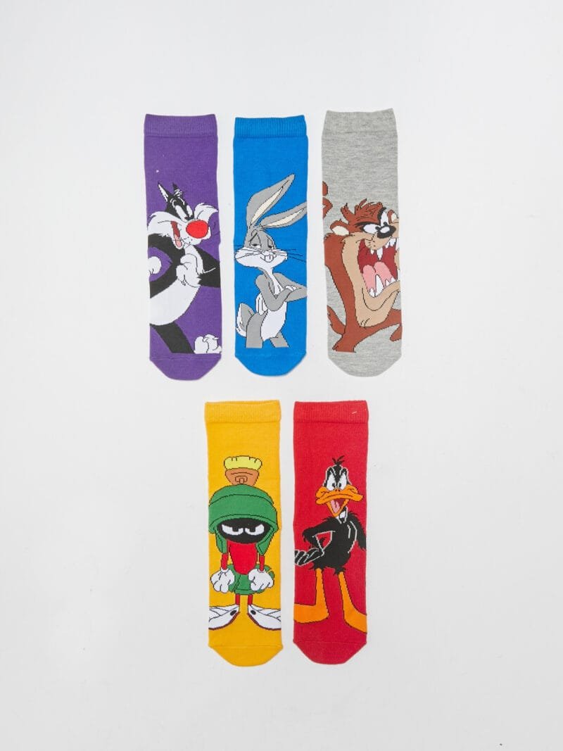 Looney Tunes & SpongeBob Crew Socks – 6-Pack - Image 10