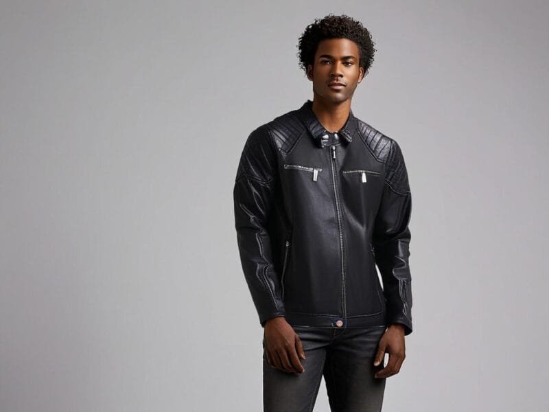 SOUL STAR ENGLAND Faux Leather Jacket