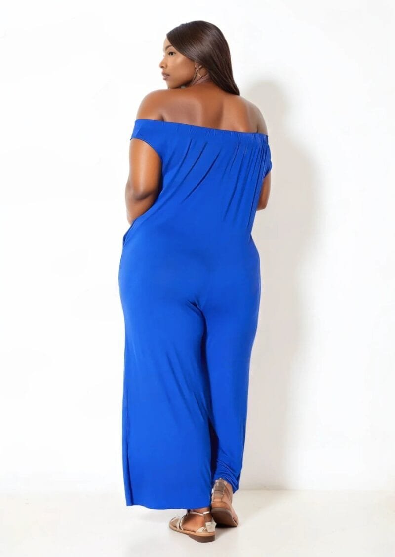 Off-Shoulder Wide Leg Jumpsuit - Image 2